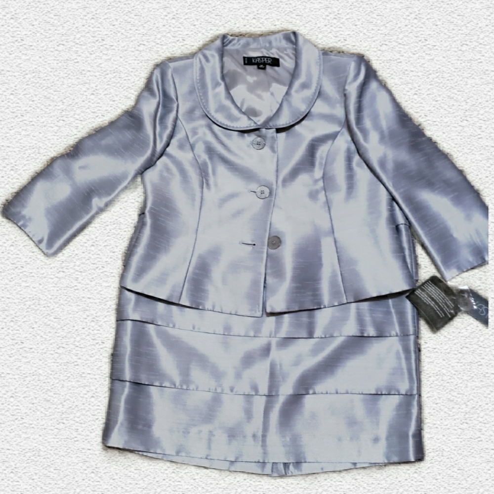 KASPER 2 PIECE BLAZER AND SKIRT SET(RARE) - Picture 2 of 8